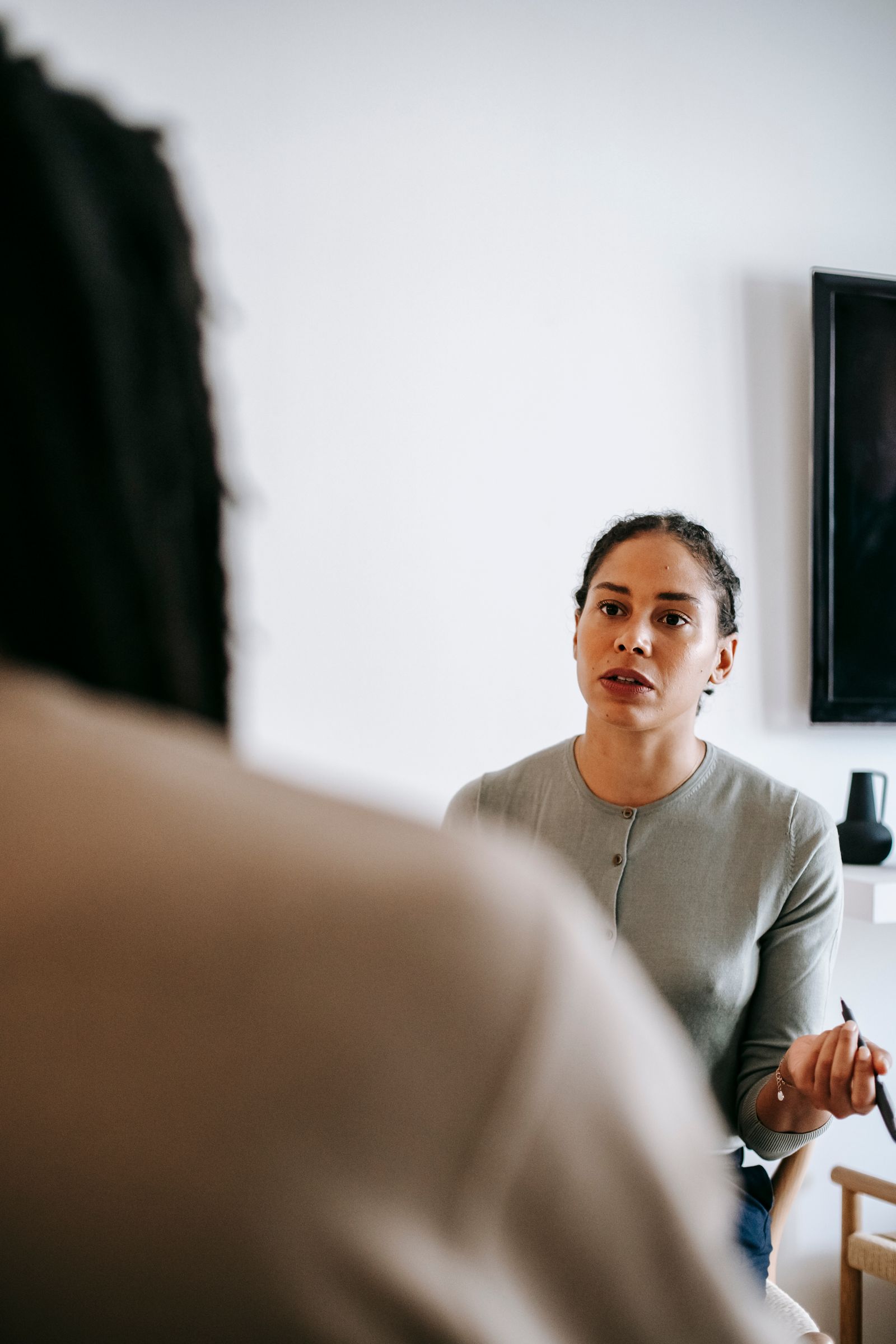 Sesión profesional de orientación psicológica